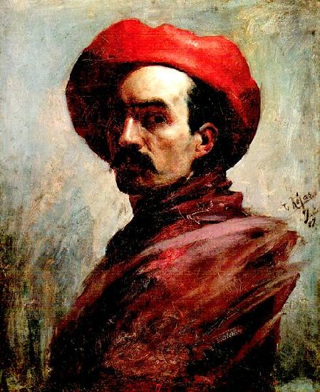 Cristobal Rojas Self portrait oil painting image